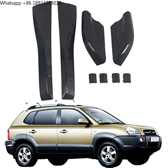 Black SUV Roof Rails Rack Leg Cover End Protector Cover for Hyundai Tucson 2004 2005 2006 2007 2008 
Black SUV Roof Rails Rack Leg Cover End Protector Cover for Hyundai Tucson 2004 2005 2006 2007 2008
