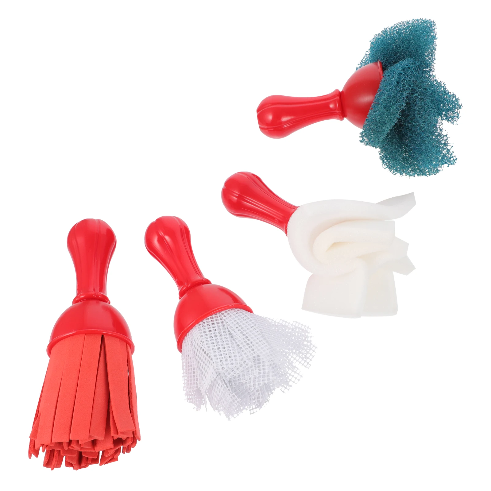4pcs Kids Sponge Painting Brushes Set Lightweight Plastic Handle Washable Reusable Crafts Brush for Toddler
4pcs Kids Sponge Painting Brushes Set Lightweight Plastic Handle Washable Reusable Crafts Brush for Toddler