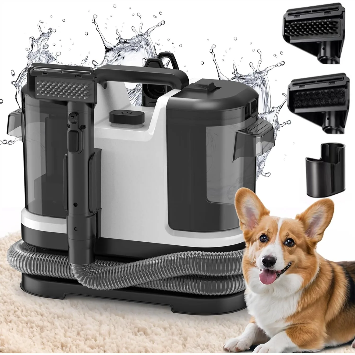 Portable Carpet & Upholstery Cleaner, Deep Cleaning for Rugs, Couch, Car Interiors Stains, Pet Friendly
Portable Carpet & Upholstery Cleaner, Deep Cleaning for Rugs, Couch, Car Interiors Stains, Pet Friendly
