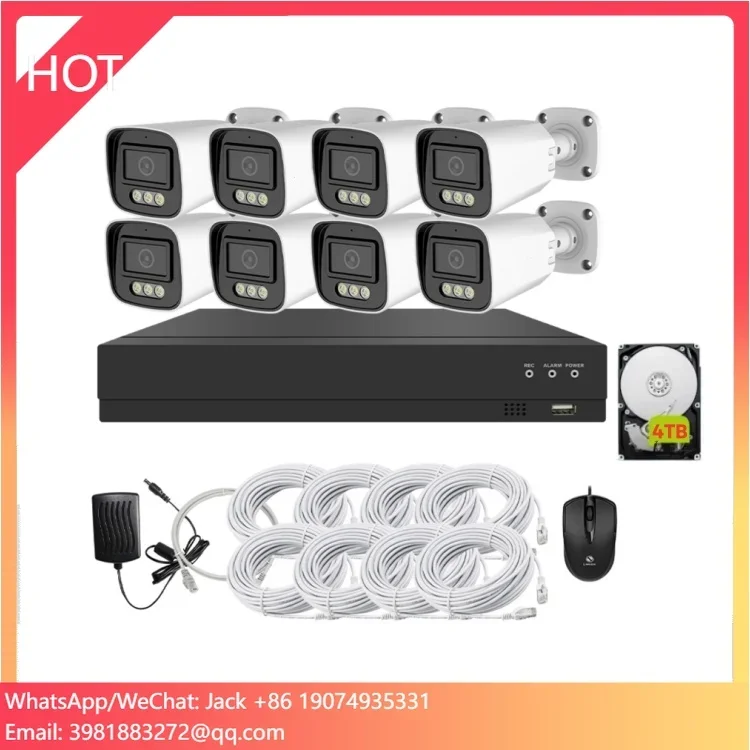 8 Channel Outdoor Two Way Audio Full Color Night Vision Poe Nvr Kit Cctv Ip Home Camera Security System 4K 8MP
8 Channel Outdoor Two Way Audio Full Color Night Vision Poe Nvr Kit Cctv Ip Home Camera Security System 4K 8MP