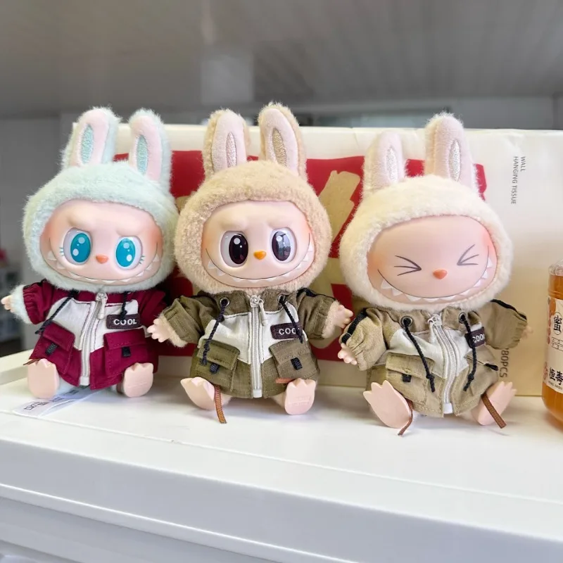 Suitable for 15-17cm labubu mini plush doll sweater clothing accessories idol fashion trend cool overalls pocket clothing
Suitable for 15-17cm labubu mini plush doll sweater clothing accessories idol fashion trend cool overalls pocket clothing