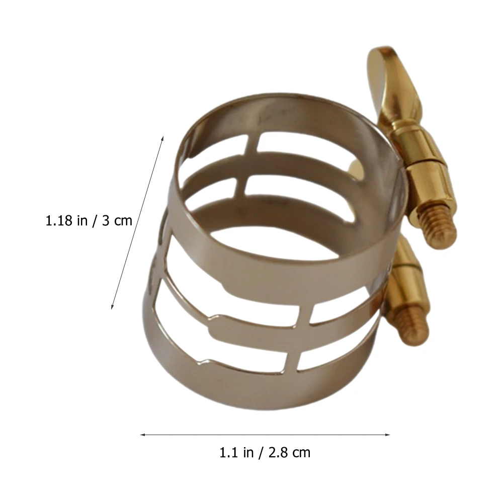 Saxophone Mouthpiece Clip Cupronickel Durable for Alto Tenor Sax Wind Instrument Accessories Replacement
Saxophone Mouthpiece Clip Cupronickel Durable for Alto Tenor Sax Wind Instrument Accessories Replacement