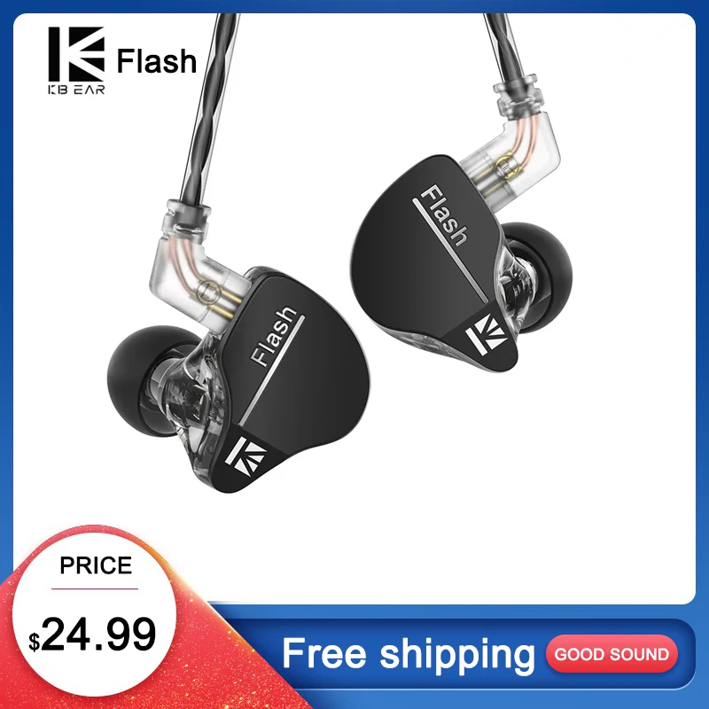 Наушники-вкладыши KBEAR Flash с двойным гибридным монитором, Hi-Fi наушники с шумоподавлением, проводные наушники-вкладыши с кабелем 2 м, Спортивная гарнитура
Наушники-вкладыши KBEAR Flash с двойным гибридным монитором, Hi-Fi наушники с шумоподавлением, проводные наушники-вкладыши с кабелем 2 м, Спортивная гарнитура