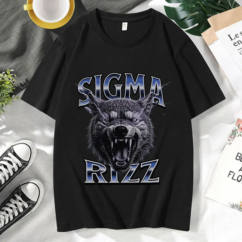Sigma Rizz T-Shirt Men Women Funny Meme Graphic T Shirts Tops Fashion Aesthetic Retro 100% Cotton Tees Short Sleeve Y2k Clothes
Sigma Rizz T-Shirt Men Women Funny Meme Graphic T Shirts Tops Fashion Aesthetic Retro 100% Cotton Tees Short Sleeve Y2k Clothes