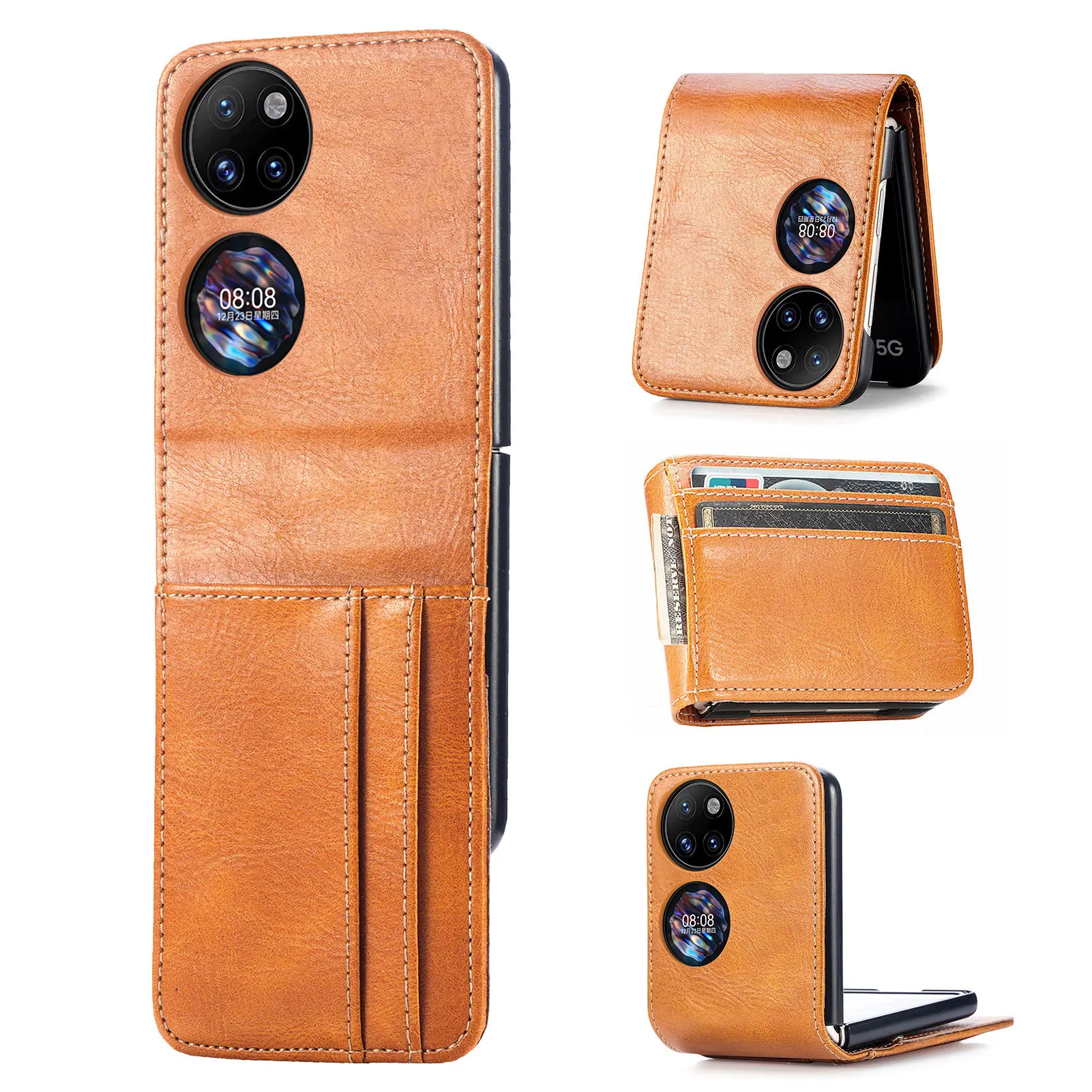 Anti-Drop Card Holder Wallet Leather Cover Case for Huawei P50 Pocket Non-Slip Cell Phone Cases
Anti-Drop Card Holder Wallet Leather Cover Case for Huawei P50 Pocket Non-Slip Cell Phone Cases
