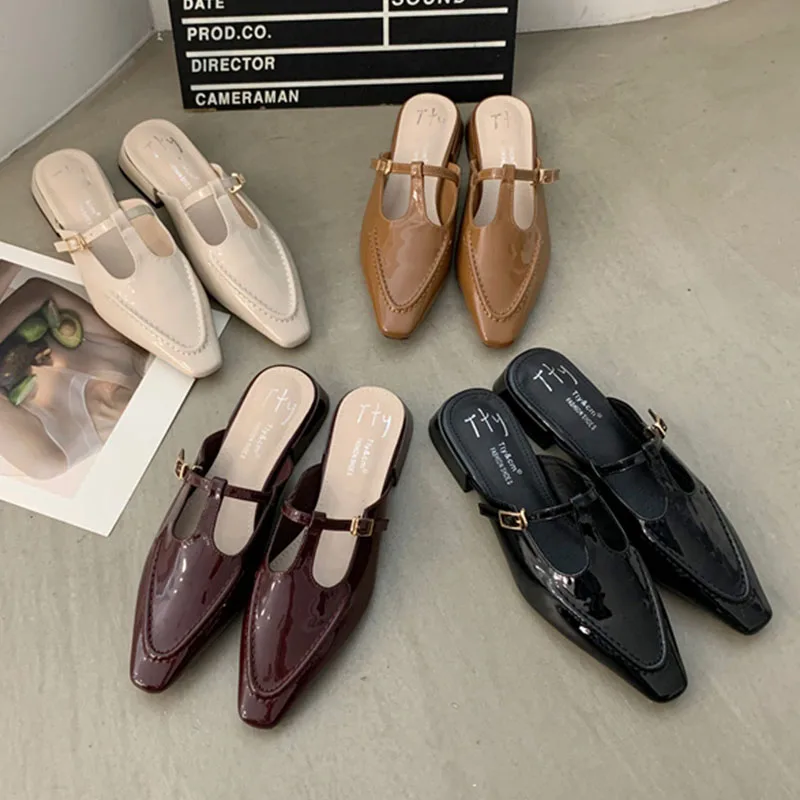 2023 Summer New Women Red Beige Slipper Fashion Slip On Ladies Elegant Mules Shoes Square Low Heel Dress Sandal Casual Slides
2023 Summer New Women Red Beige Slipper Fashion Slip On Ladies Elegant Mules Shoes Square Low Heel Dress Sandal Casual Slides