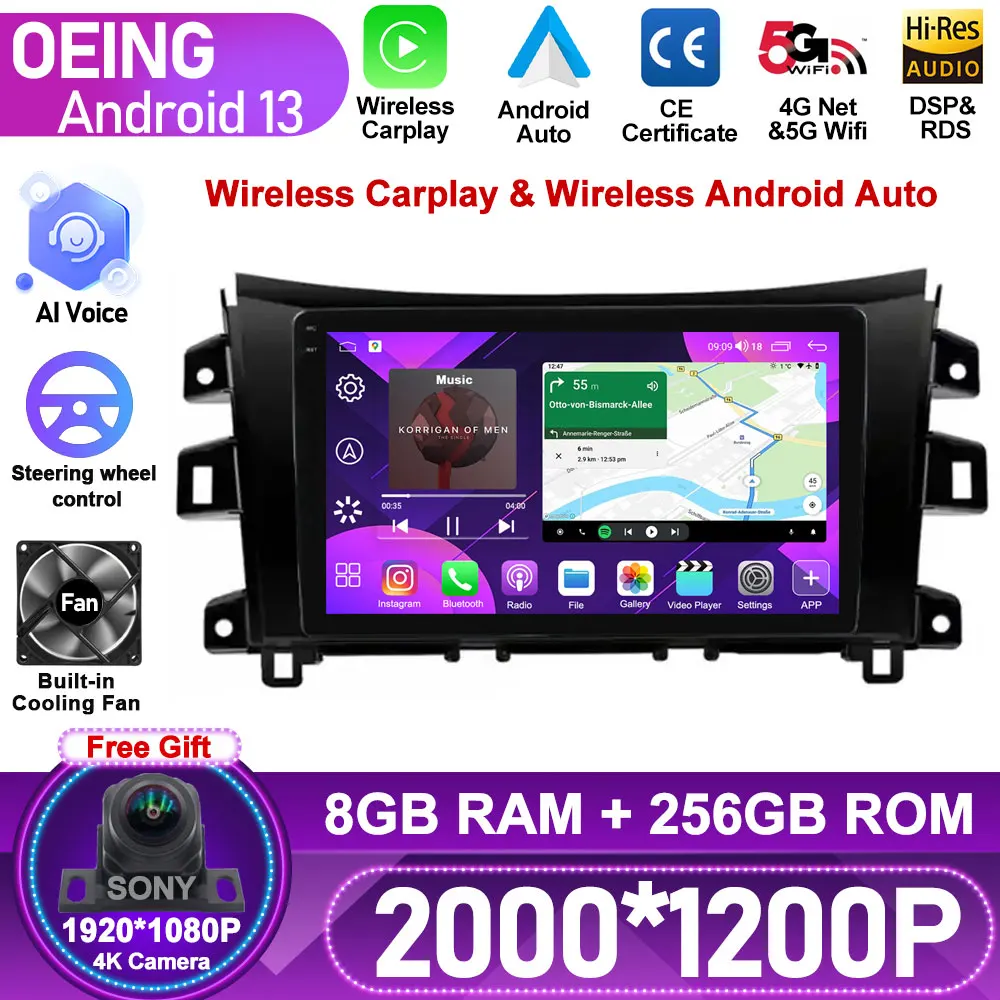 For Nissan NAVARA Frontier NP300 2015 2016 2017 Android Car Player Video Navigation Radio Multimedia GPS QLED WiFi Bluetooth
For Nissan NAVARA Frontier NP300 2015 2016 2017 Android Car Player Video Navigation Radio Multimedia GPS QLED WiFi Bluetooth