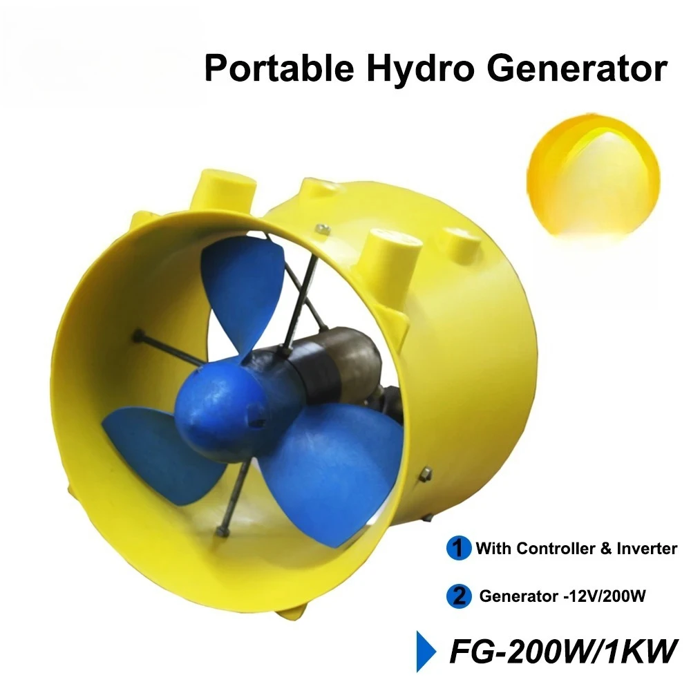 12V 200W Hydraulic generator portable power Electricity generator for home appliances 220v 110v inverter output water turbine
12V 200W Hydraulic generator portable power Electricity generator for home appliances 220v 110v inverter output water turbine