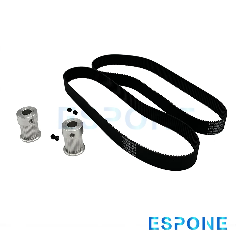 ESPONE 2M HTD2M24 Timing Belt Pulley Set S2M384 24 Teeth 8mm Bore for 3D Printer CNC Inkjet Printer - Motion Control Accessories
ESPONE 2M HTD2M24 Timing Belt Pulley Set S2M384 24 Teeth 8mm Bore for 3D Printer CNC Inkjet Printer - Motion Control Accessories