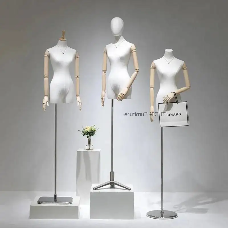 with Store Women's Clothing Mannequin Small Pendant Joint Hand for Clothing Chest Window Upper-Body Display Stand Frame FYMQ
with Store Women's Clothing Mannequin Small Pendant Joint Hand for Clothing Chest Window Upper-Body Display Stand Frame FYMQ