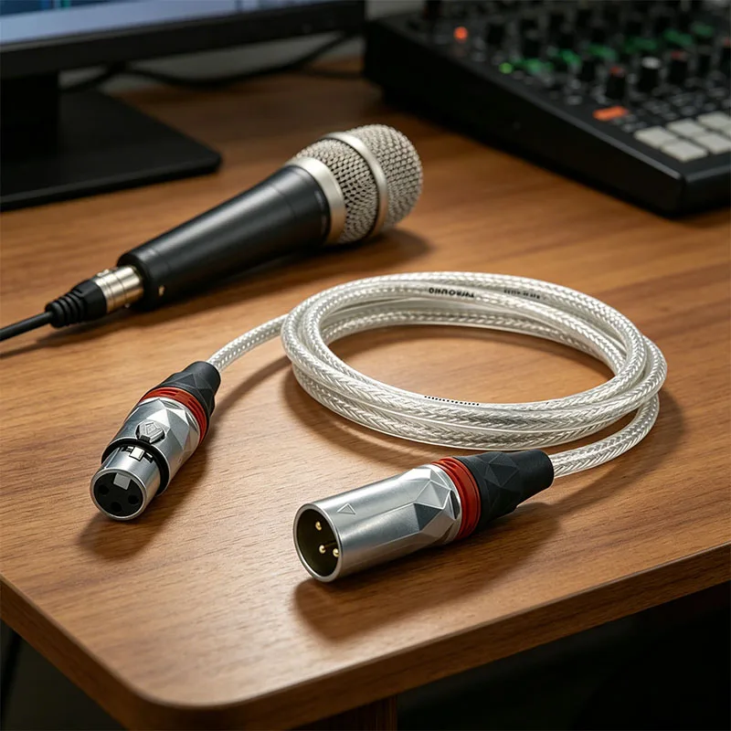 3pin XLR Cable Male to Female XLR Audio Cable Male to Male Mixer Sound Concle Microphone Professional Extension Cable
3pin XLR Cable Male to Female XLR Audio Cable Male to Male Mixer Sound Concle Microphone Professional Extension Cable
