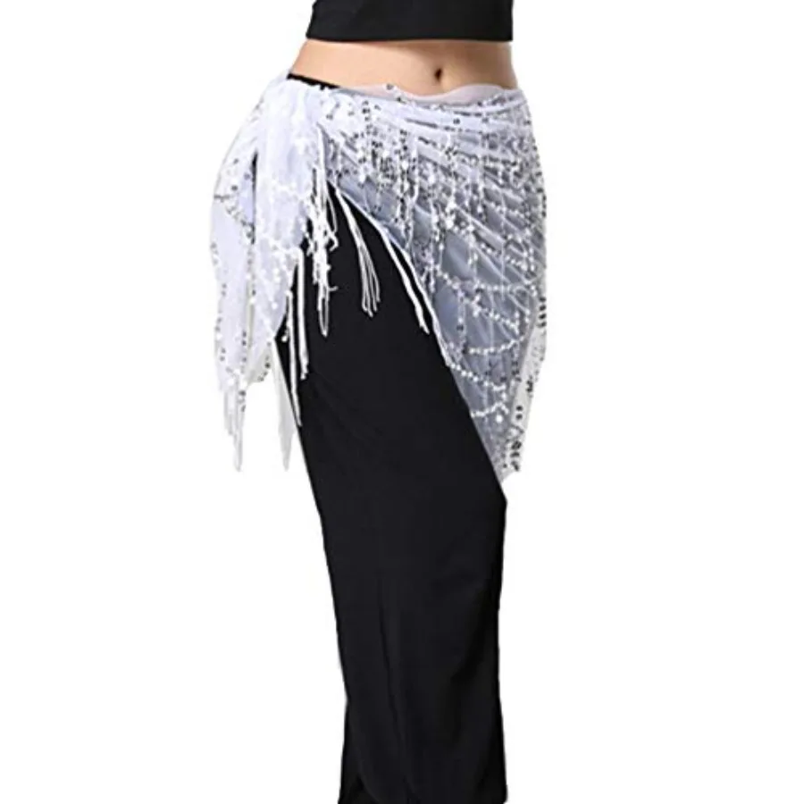 Women Belly Dance Hip Scarf, Sequin Tassels Triangle Tribal Wrap Skirt Waist Chain
Women Belly Dance Hip Scarf, Sequin Tassels Triangle Tribal Wrap Skirt Waist Chain