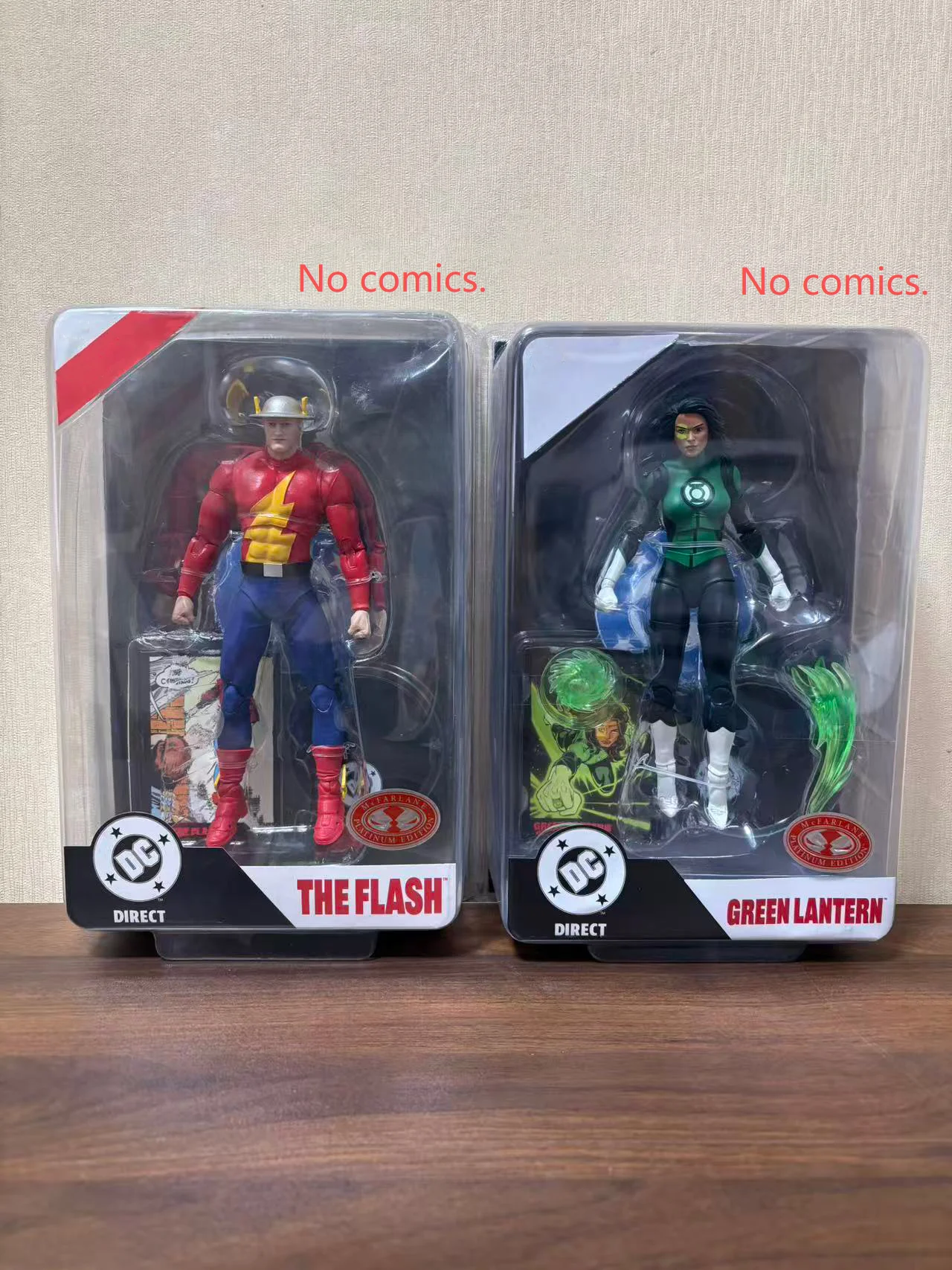McFarlane Toys Green Lantern Jessica Cruz/The Flash Jay Garrick No comics 7in DC Multiverse Action Figure Model Doll
McFarlane Toys Green Lantern Jessica Cruz/The Flash Jay Garrick No comics 7in DC Multiverse Action Figure Model Doll
