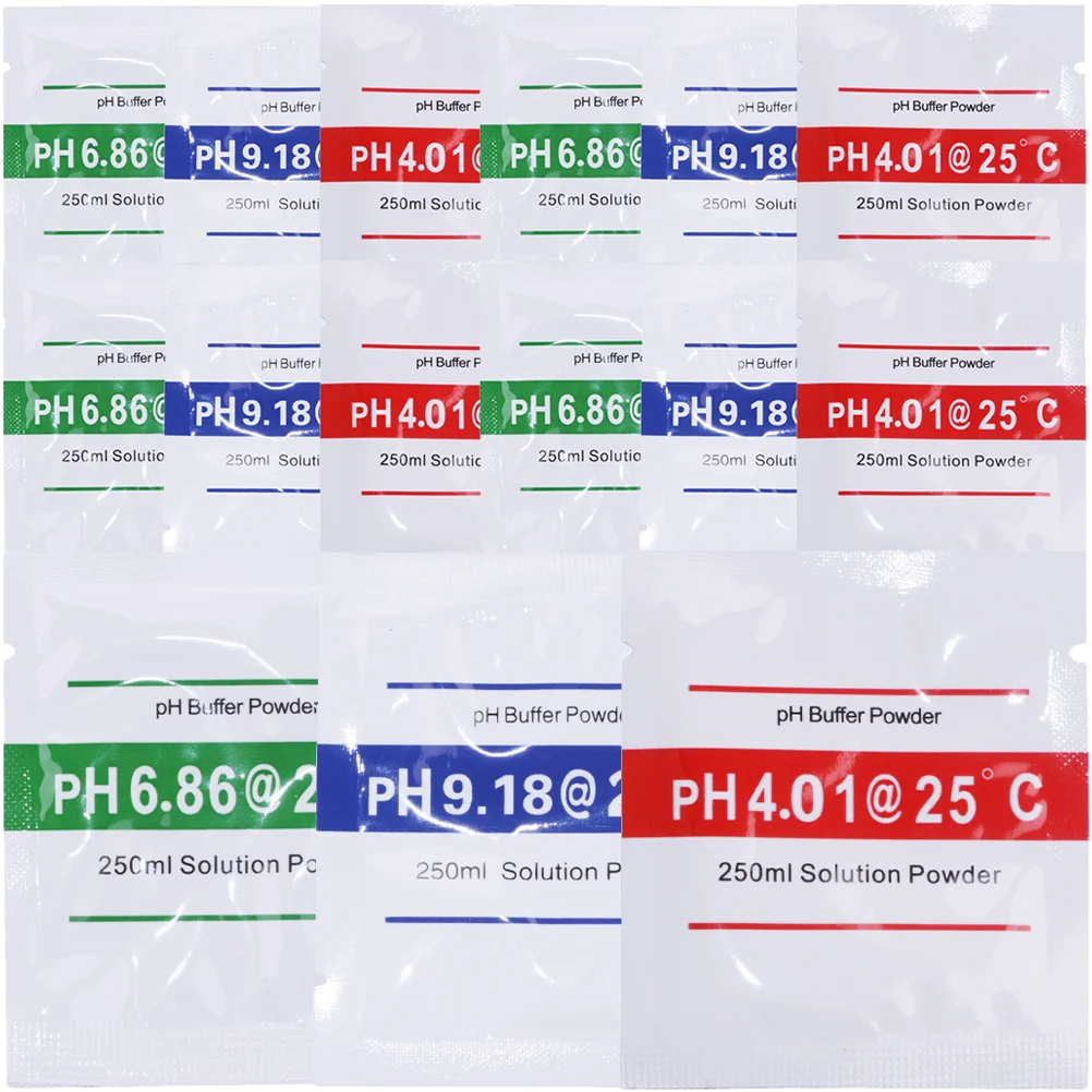 15pcs PH Calibration Solution Powders PH Calibration Powder Solution Testing ph401+686+918 ph meter calibration solution
15pcs PH Calibration Solution Powders PH Calibration Powder Solution Testing ph401+686+918 ph meter calibration solution