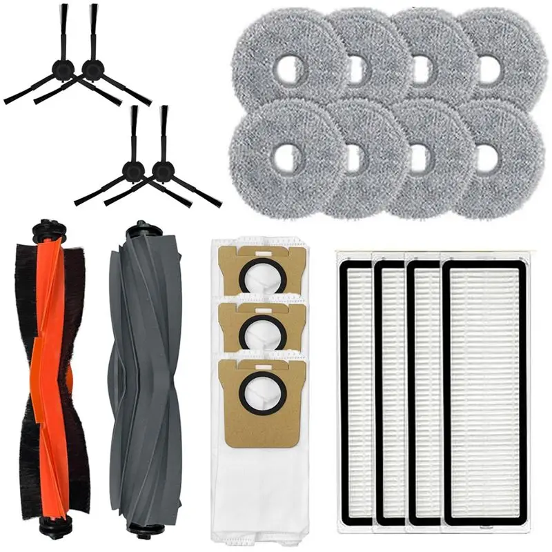 Replacement Parts Kit For Dreame L20 Ultra, For Dreame X20 Pro / X20 Pro Plus Robot Vacuum, Brushes,Filters,Mop Cloths,Dust Bags
Replacement Parts Kit For Dreame L20 Ultra, For Dreame X20 Pro / X20 Pro Plus Robot Vacuum, Brushes,Filters,Mop Cloths,Dust Bags