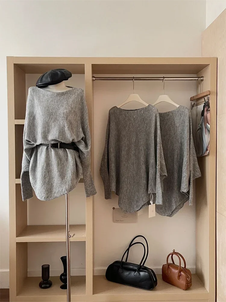 Women's Light Grey Pullover Sweater Harajuku Y2k Long Sleeves Knitted Sweaters 90s Aesthetic Vintage 2000s Clothes Autumn 2024
Women's Light Grey Pullover Sweater Harajuku Y2k Long Sleeves Knitted Sweaters 90s Aesthetic Vintage 2000s Clothes Autumn 2024