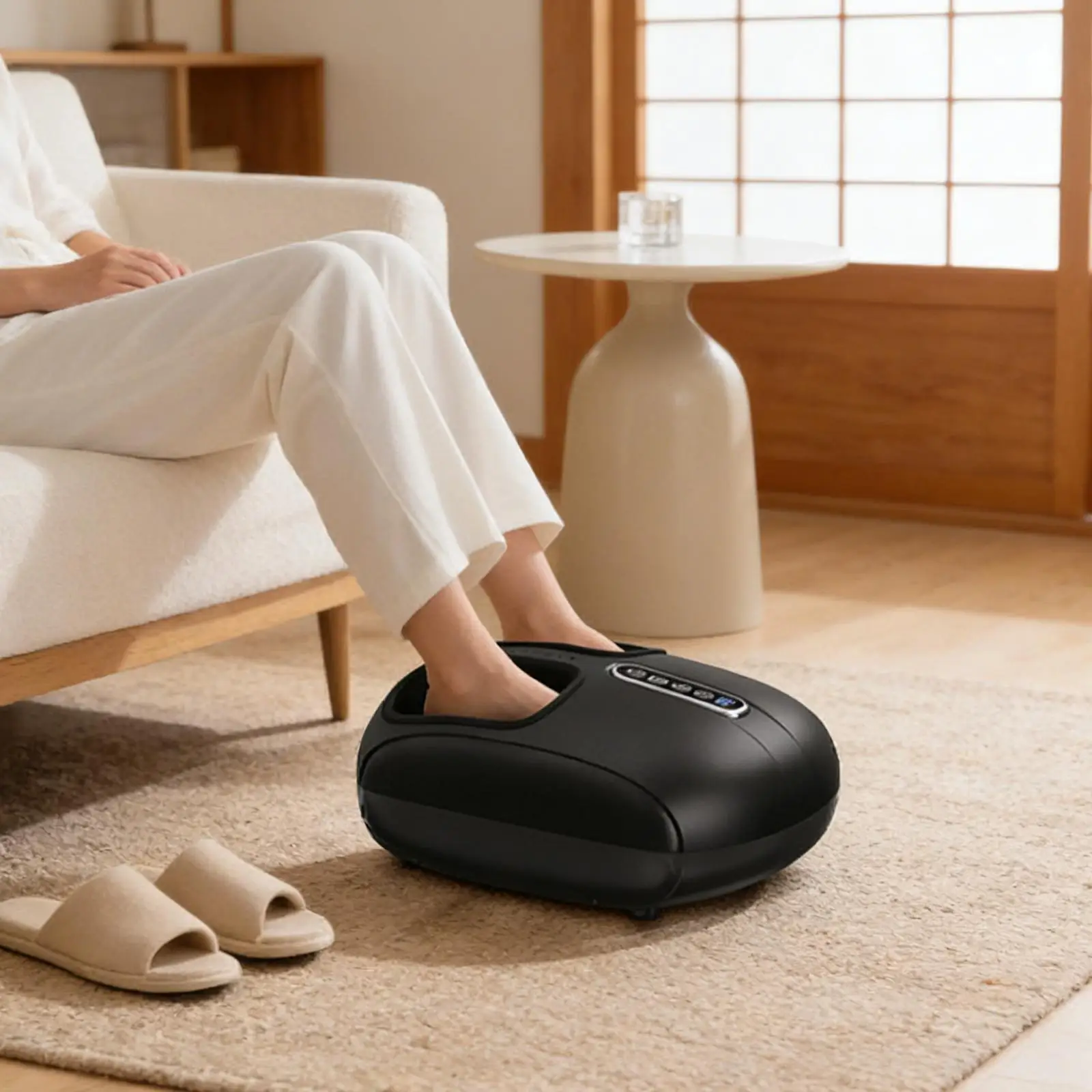 Adjustable Electric Foot Massager Heated Massage Tool for Men Women Home Office Removable Cover
Adjustable Electric Foot Massager Heated Massage Tool for Men Women Home Office Removable Cover