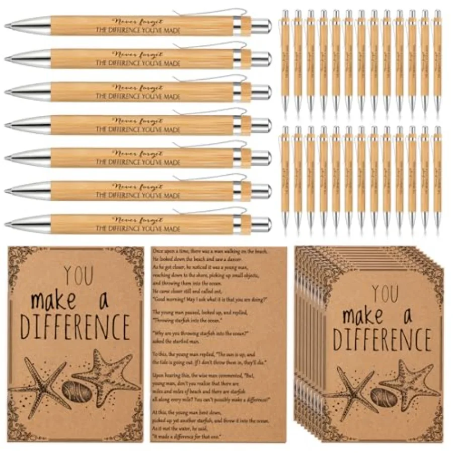 Set Employee Appreciation Gift Bulk Starfish Story You Make a Difference Pocket Kraft Notebook Motivational Pen Thank You Gift
Set Employee Appreciation Gift Bulk Starfish Story You Make a Difference Pocket Kraft Notebook Motivational Pen Thank You Gift