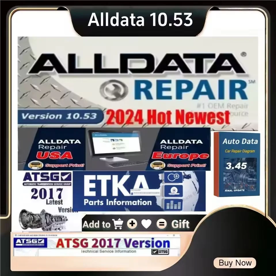 Car Diagnostic Tool Repair Software Alldata Repair Software 10.53 + Autodata 3.45 + ATSG 2017 R3+ Vivid 2018
Car Diagnostic Tool Repair Software Alldata Repair Software 10.53 + Autodata 3.45 + ATSG 2017 R3+ Vivid 2018