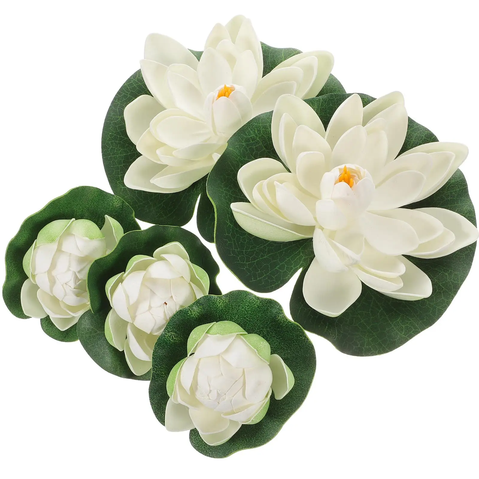 5 Pcs Artificial Water Lilies Floating Pond Plants Decorations Plastic Flower Pool Accessories Outdoor Decor
5 Pcs Artificial Water Lilies Floating Pond Plants Decorations Plastic Flower Pool Accessories Outdoor Decor