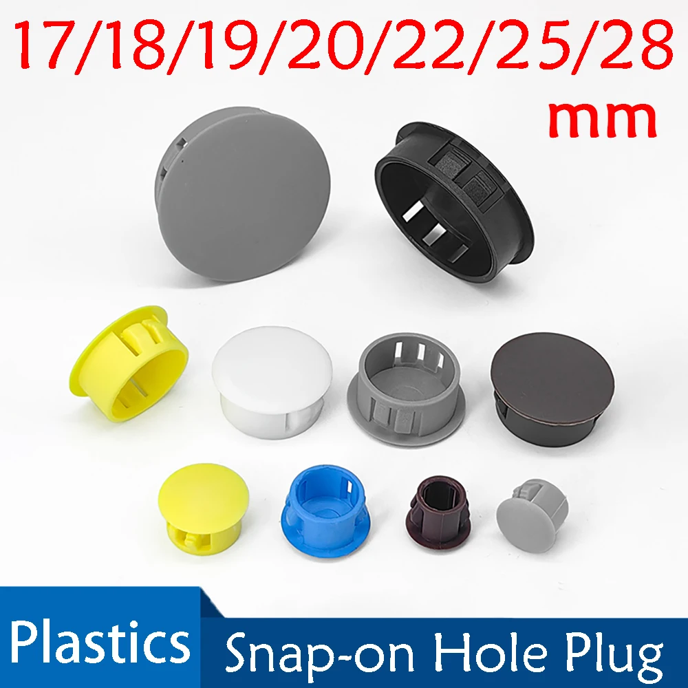 1-100Pcs Snap-on Hole Plug 17-28mm Round Nylon Plastics Blanking End Caps Tube Pipe Inserts Plug Bung For Panel Anti-theft Door
1-100Pcs Snap-on Hole Plug 17-28mm Round Nylon Plastics Blanking End Caps Tube Pipe Inserts Plug Bung For Panel Anti-theft Door