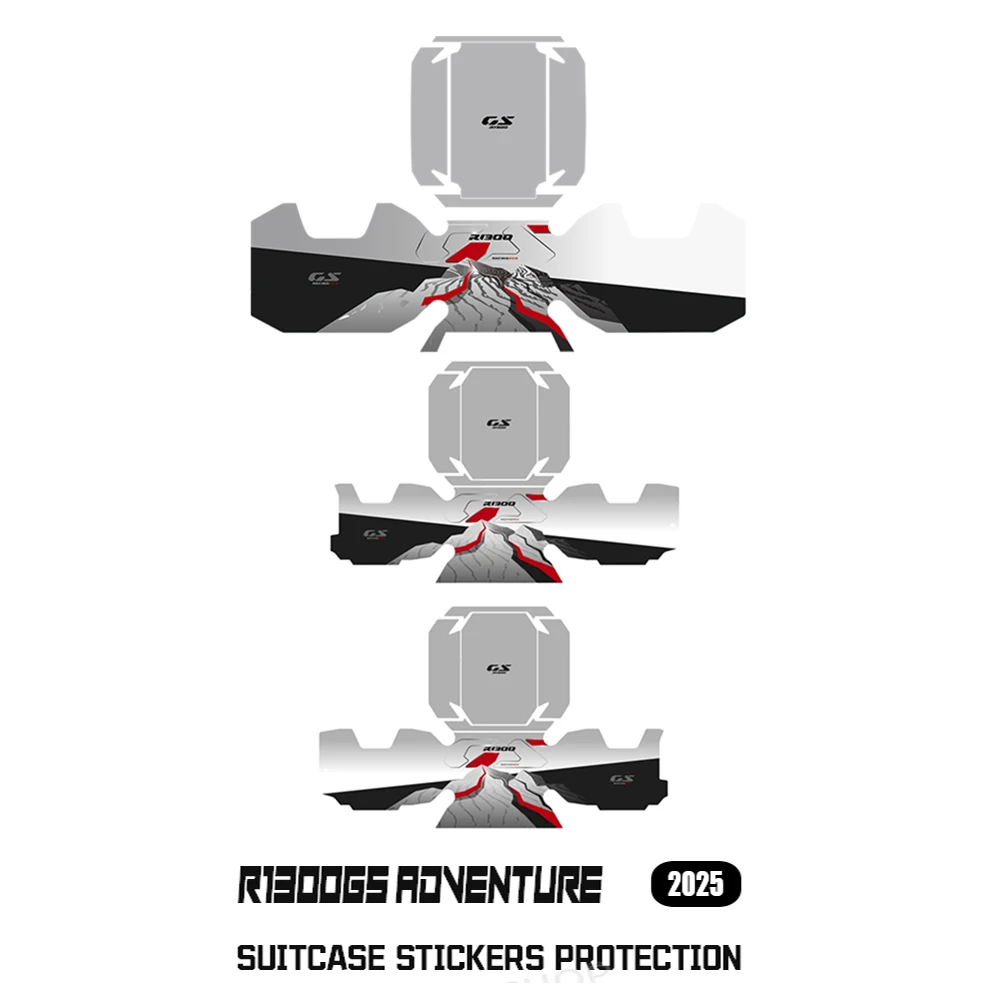 For R1300GSA R1300GS Adventure 2025 Aluminium Panniers Stickers Motorcycle Suitcase Decal Protection Kit 
For R1300GSA R1300GS Adventure 2025 Aluminium Panniers Stickers Motorcycle Suitcase Decal Protection Kit