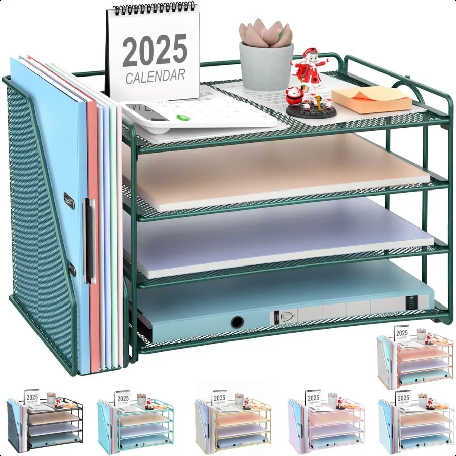 2025 New Large Capacity Desk Organizer with Detachable Magazine Holder 4Tier Paper Organizer Letter Tray Desk Accessories for A
2025 New Large Capacity Desk Organizer with Detachable Magazine Holder 4Tier Paper Organizer Letter Tray Desk Accessories for A