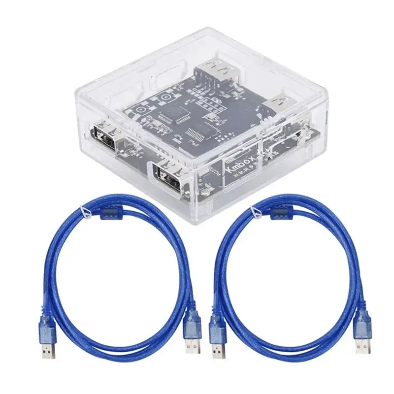 BNVN-Kmbox A+ Keyboard Mouse Controller Keyboard Mouse Switch Transparent With Cable Suitable For AI DMA One-PC And Two-PC Modes
BNVN-Kmbox A+ Keyboard Mouse Controller Keyboard Mouse Switch Transparent With Cable Suitable For AI DMA One-PC And Two-PC Modes
