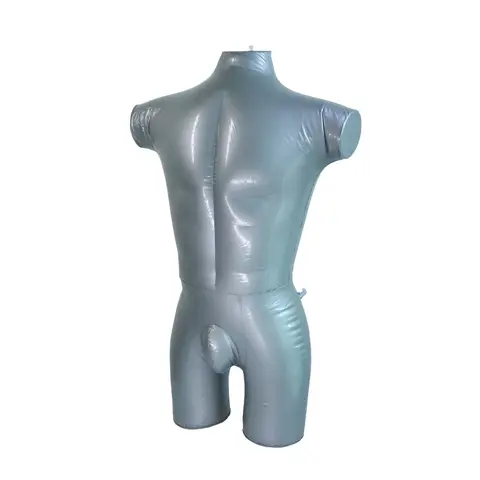 1Piece Inflatable Male Torso Top Mannequin Half Body PVC Model Clothing Display Model