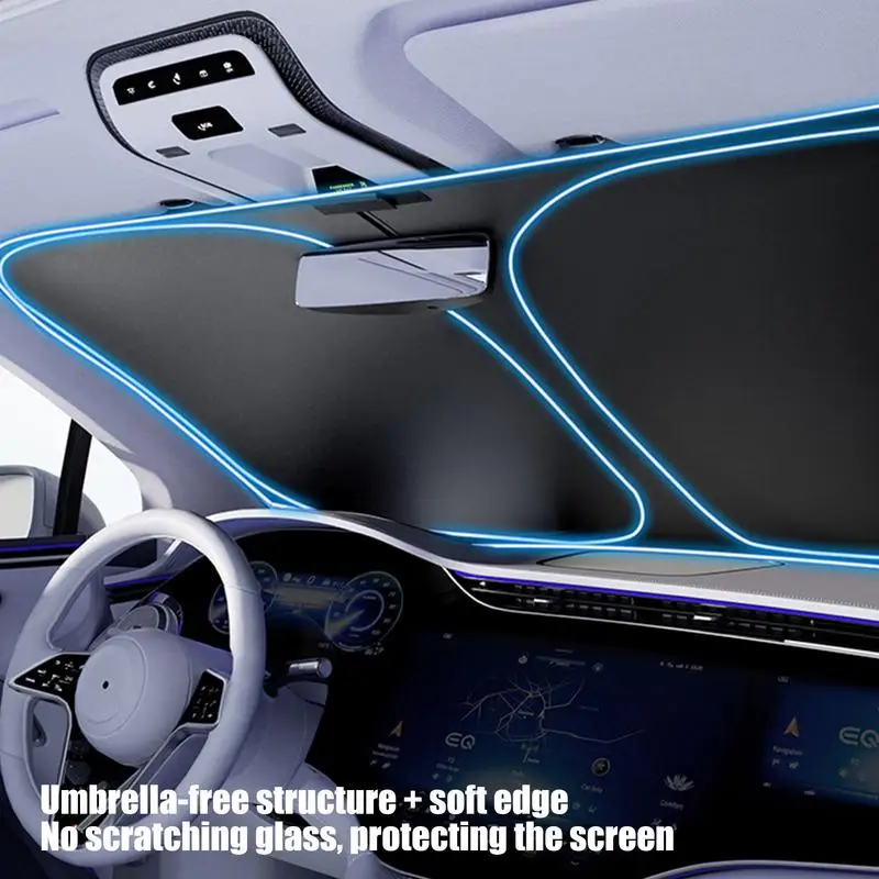 145x79cm Car Windshield Sunshade Oxford Cloth Front Window UV Block Cover Folding Heat-Reflective Sun Shade Car Accessories
145x79cm Car Windshield Sunshade Oxford Cloth Front Window UV Block Cover Folding Heat-Reflective Sun Shade Car Accessories