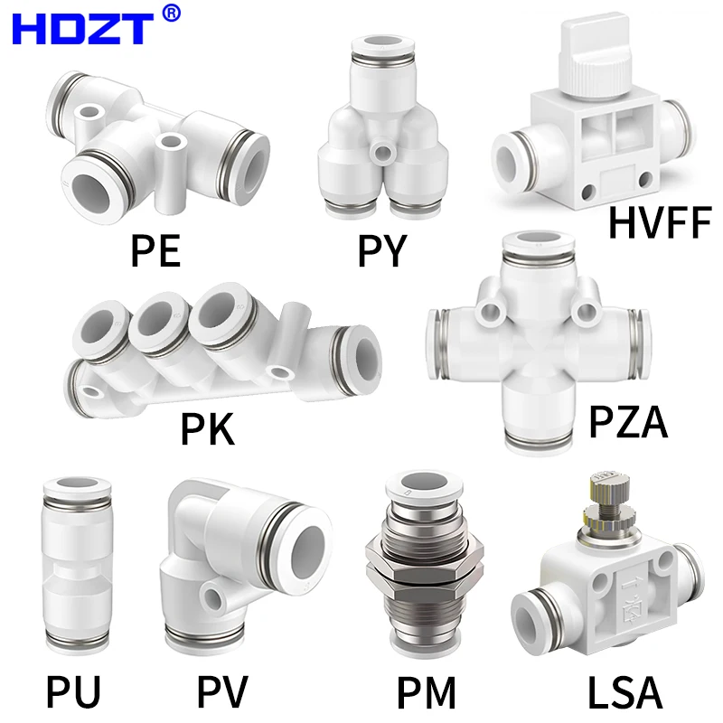 White Pneumatic Air Quick Push In Fitting 4 6 8 10 12 14 16mm PU PV PE PY PG PEG PW PZA PK PM SA HVFF Straight Elbow Tee Reducer
White Pneumatic Air Quick Push In Fitting 4 6 8 10 12 14 16mm PU PV PE PY PG PEG PW PZA PK PM SA HVFF Straight Elbow Tee Reducer