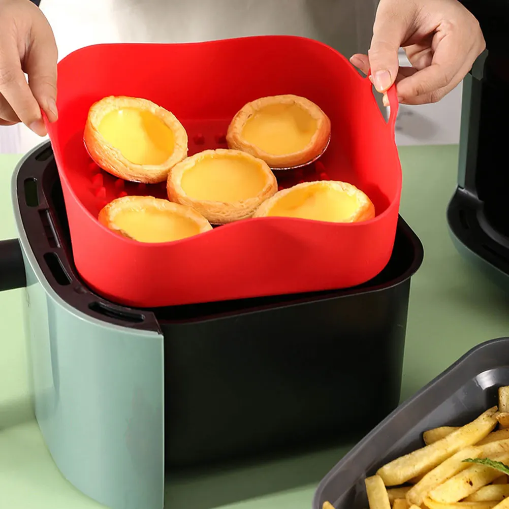 20CM Square Cooking Silicone Liner Nonstick Baking Pan for Air Fryer Tool Air Fryer Liner Silicone 5L Above Kitchen Tool
20CM Square Cooking Silicone Liner Nonstick Baking Pan for Air Fryer Tool Air Fryer Liner Silicone 5L Above Kitchen Tool