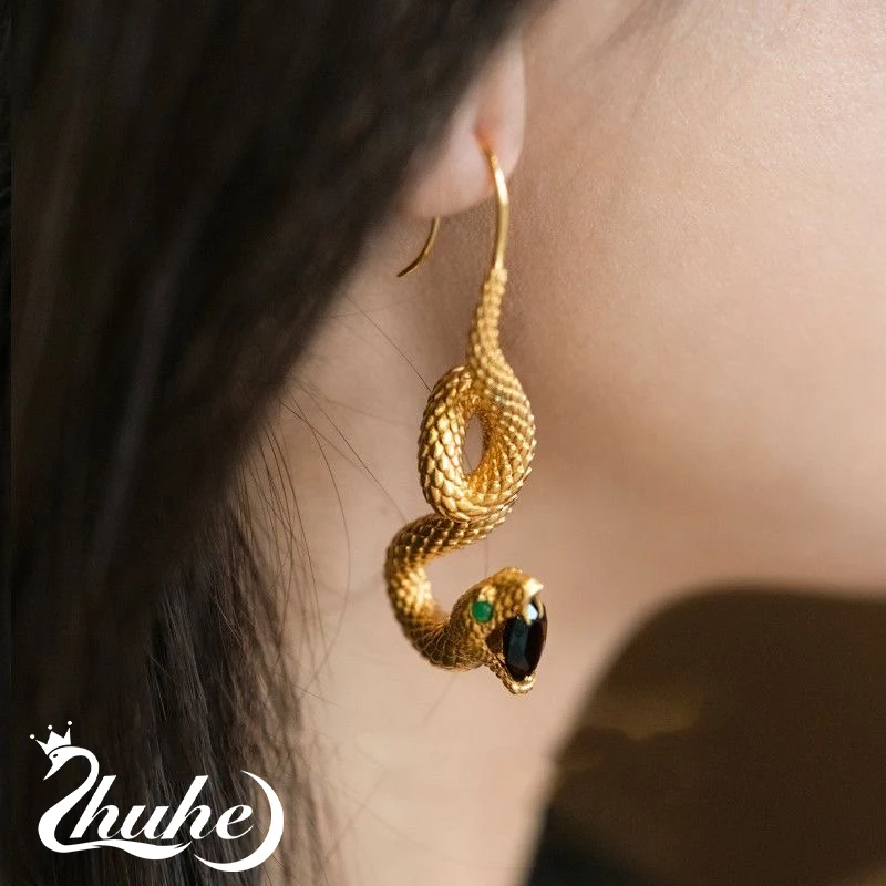 2024 New Obsidian Spirit Snake Earrings For Women Retro Style Copper Alloy Jewelry Party Gifts
2024 New Obsidian Spirit Snake Earrings For Women Retro Style Copper Alloy Jewelry Party Gifts