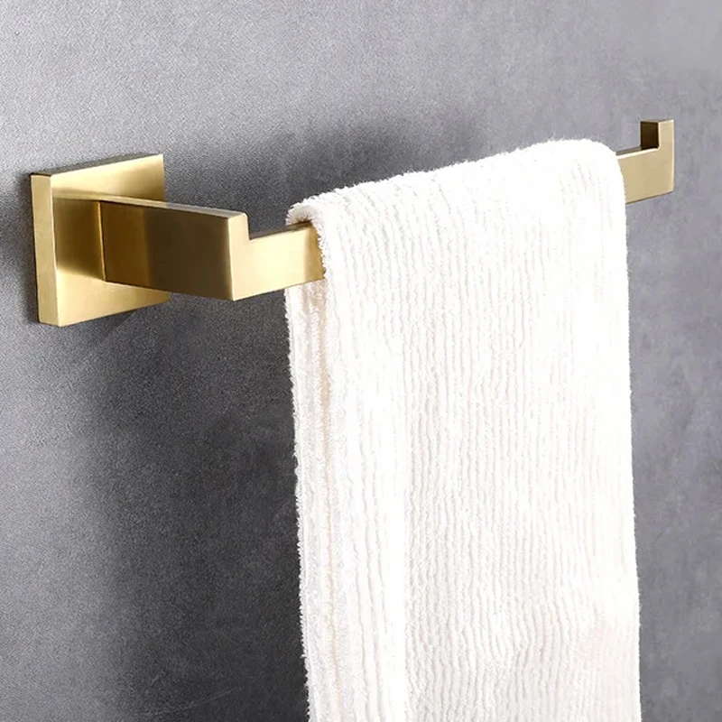 304 Stainless Steel Towel Rack Single Rod Golden Square Towel Bar Kitchen Bathroom Pendant
304 Stainless Steel Towel Rack Single Rod Golden Square Towel Bar Kitchen Bathroom Pendant