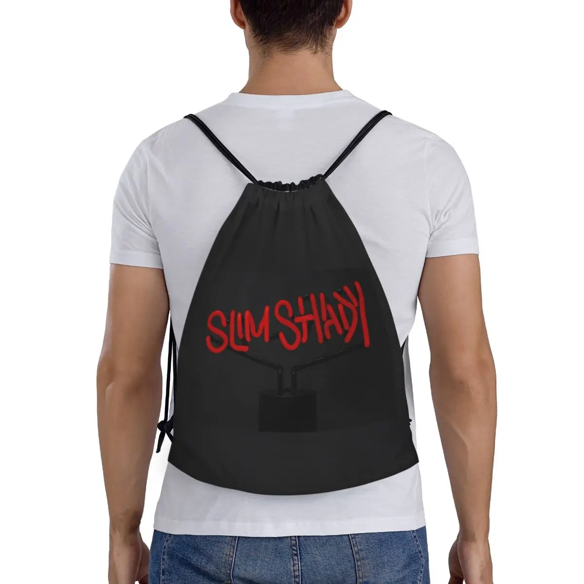 The Death Of Slim Shady Eminem Backpacks Casual Portable Drawstring Bags Storage Bag Book Bags For Travel Students
The Death Of Slim Shady Eminem Backpacks Casual Portable Drawstring Bags Storage Bag Book Bags For Travel Students