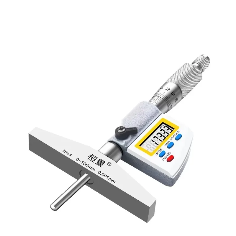 IP65 Stainless Steel Digital Micrometer 0.001mm Precision, Depth Measuring Function
IP65 Stainless Steel Digital Micrometer 0.001mm Precision, Depth Measuring Function