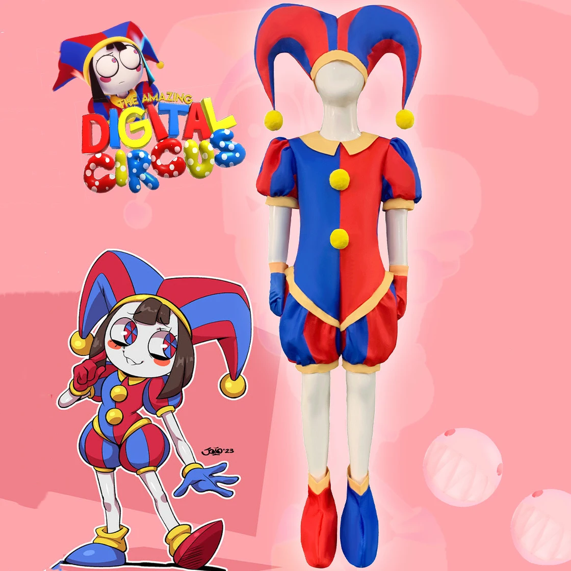 2025NEW Pomni Cosplay Amazing Digital Circus Clown Cosplay Costumes For Adults Kids Halloween Costumes Role Play Party Joker
2025NEW Pomni Cosplay Amazing Digital Circus Clown Cosplay Costumes For Adults Kids Halloween Costumes Role Play Party Joker