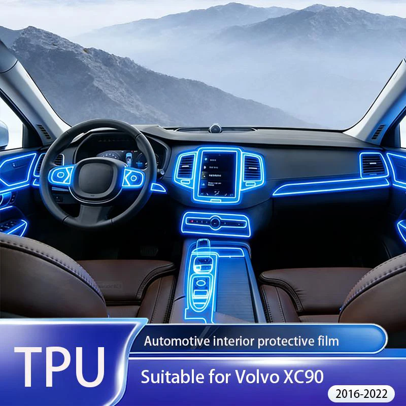 Clear TPU Screen Protector For Volvo XC90 2016-2022 Anti-Scratch Navigation Center Console Cover Interior Accessories
Clear TPU Screen Protector For Volvo XC90 2016-2022 Anti-Scratch Navigation Center Console Cover Interior Accessories
