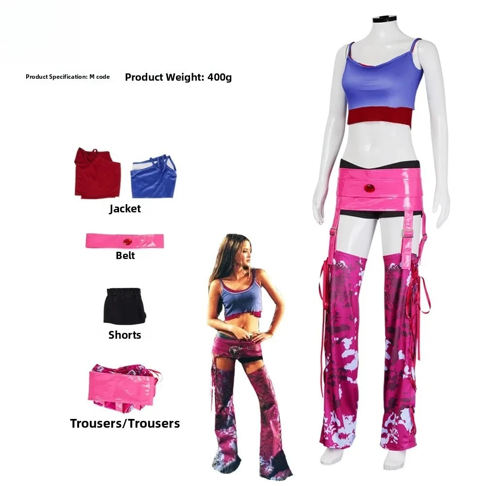Vibrant Pink Themed Cosplay Costume Set - Crop Top & Printed Pants, Bold Character Outfit for Themed Events & Role-Play
Vibrant Pink Themed Cosplay Costume Set - Crop Top & Printed Pants, Bold Character Outfit for Themed Events & Role-Play