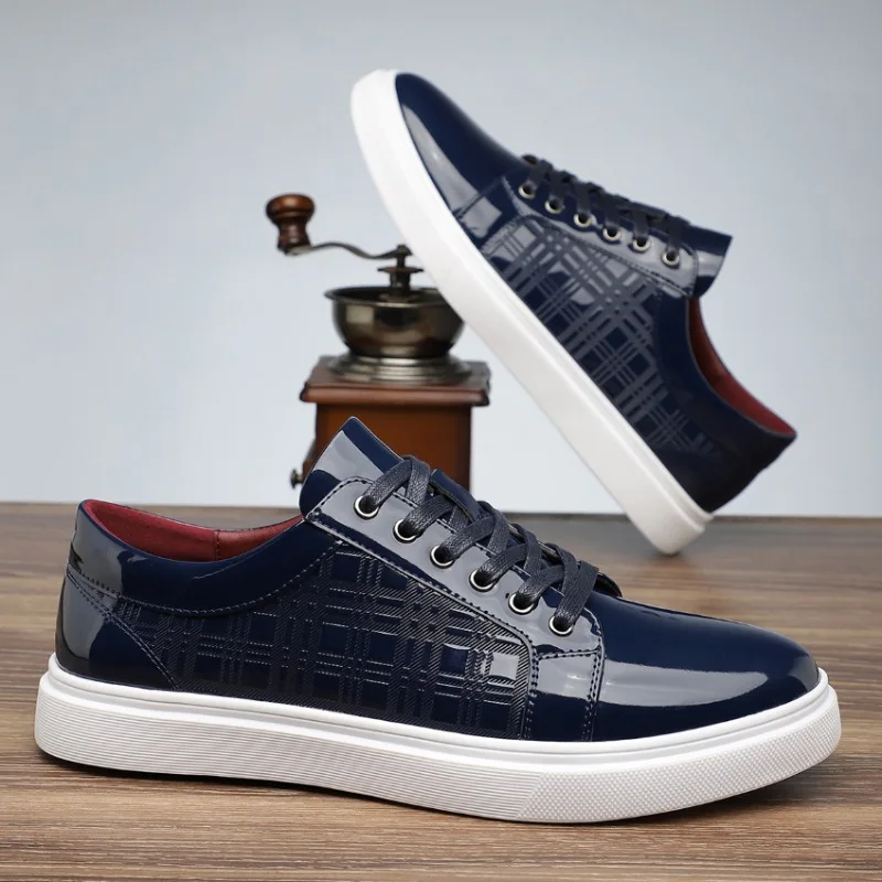 Men's Formal Wear Fashion Pointed-toe Patent Leather Low-top Business Casual Men's Shoes with Straps and Shiny Surface for Men
Men's Formal Wear Fashion Pointed-toe Patent Leather Low-top Business Casual Men's Shoes with Straps and Shiny Surface for Men