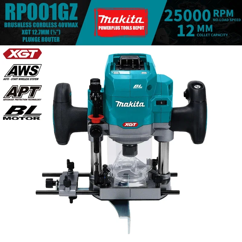 Makita RP001GZ бесщеточный беспроводной маршрутизатор, революционный 40В электроинструмент
Makita RP001GZ бесщеточный беспроводной маршрутизатор, революционный 40В электроинструмент