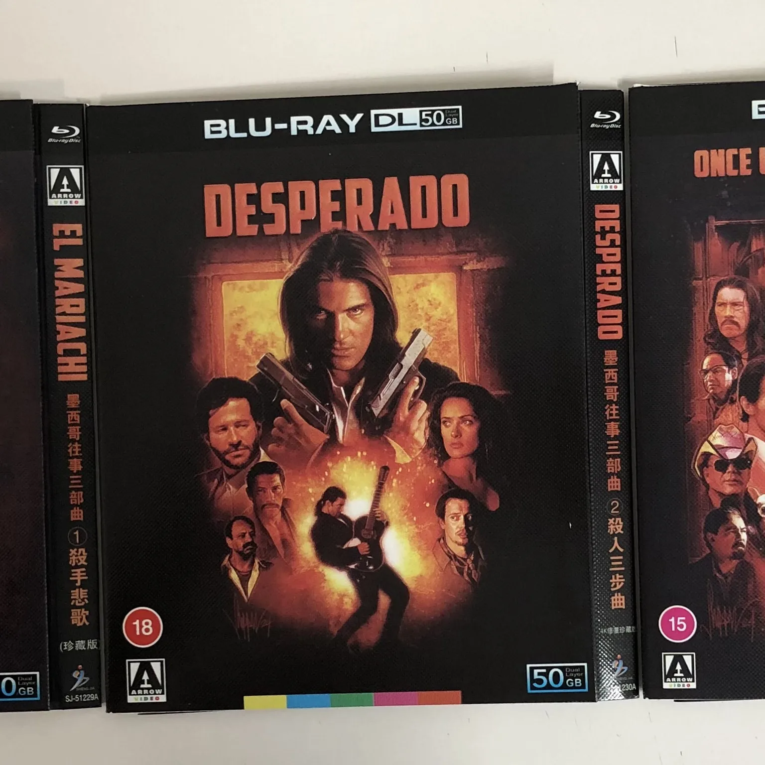Classic Old Movie "Once Upon a Time in Mexico" Trilogy Collector's Edition BD50 Blu-ray Disc
Classic Old Movie "Once Upon a Time in Mexico" Trilogy Collector's Edition BD50 Blu-ray Disc