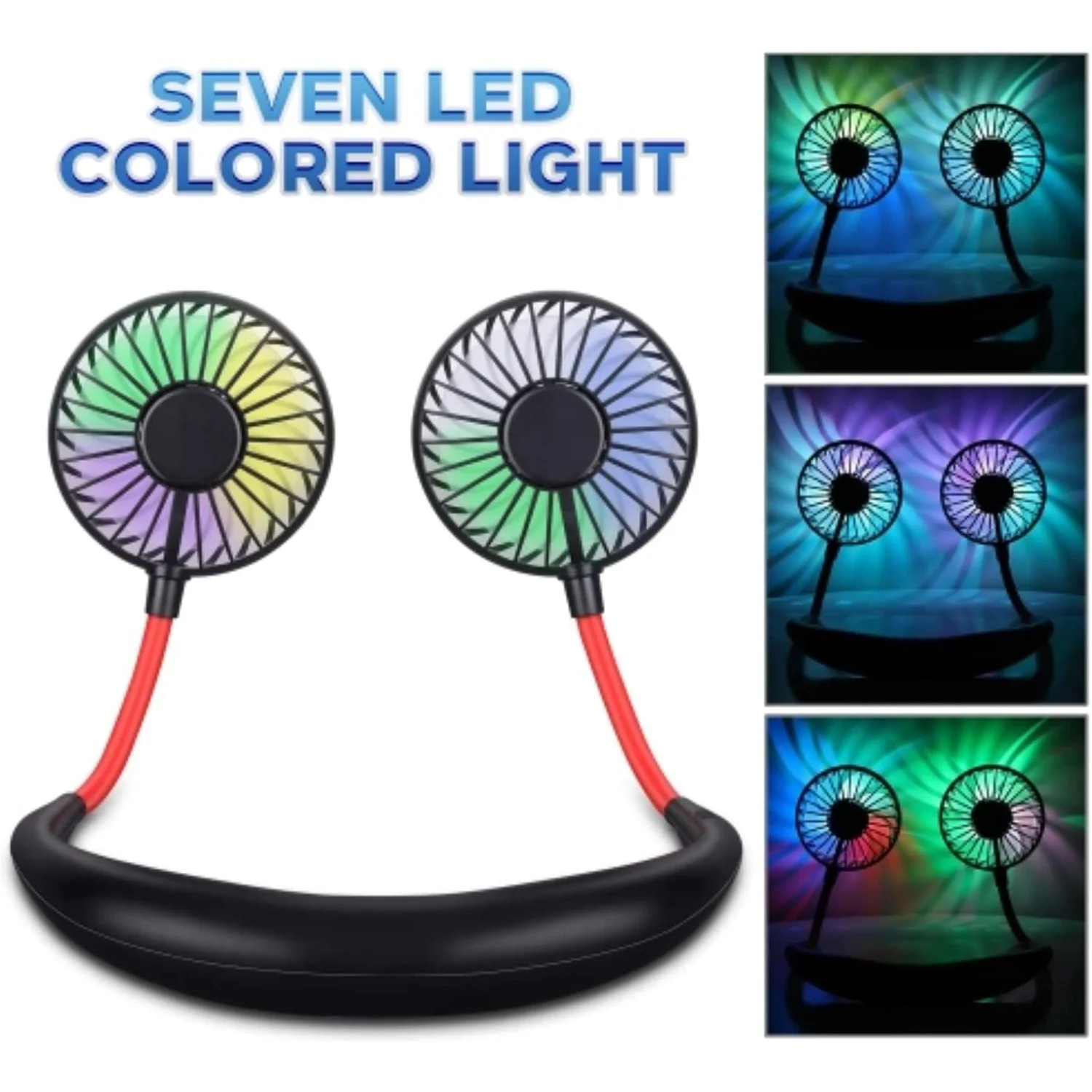 Portable Hanging Neck Fan, Personal Fan, Around Neck Fan, Rechargeable Wearable Mini USB 1200mAh Fans, Outdoor, Sports (Black)
Portable Hanging Neck Fan, Personal Fan, Around Neck Fan, Rechargeable Wearable Mini USB 1200mAh Fans, Outdoor, Sports (Black)