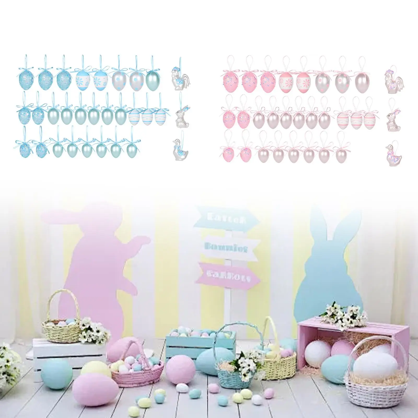 30 шт., пасхальные подвесные украшения, сувениры для вечеринки для садового фестиваля, окна 
30 шт., пасхальные подвесные украшения, сувениры для вечеринки для садового фестиваля, окна