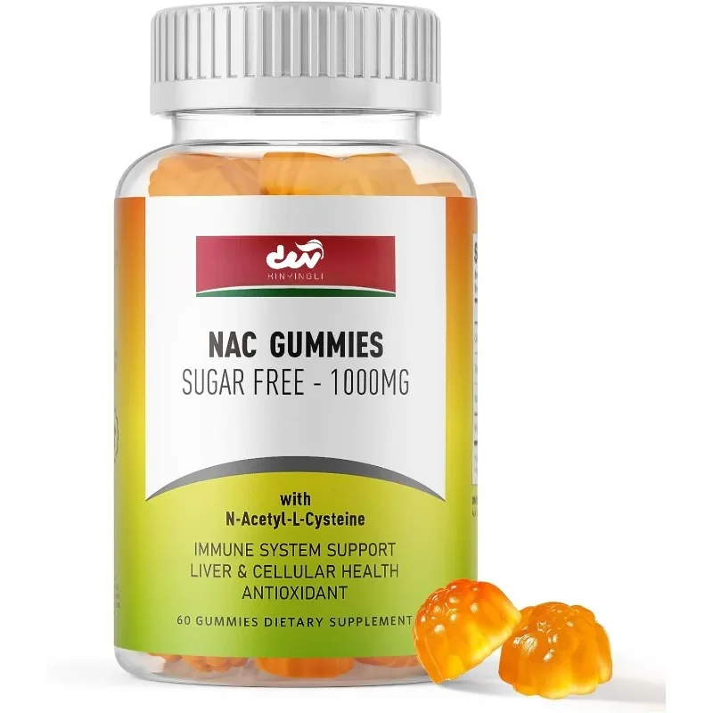 NAC gummies are sugar free, used for antioxidants, lung and liver health, immune support, vegetarian orange flavor
NAC gummies are sugar free, used for antioxidants, lung and liver health, immune support, vegetarian orange flavor