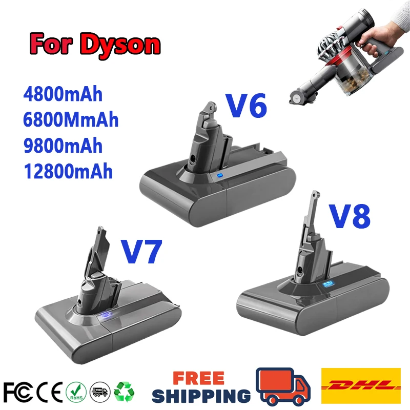 Новая аккумуляторная батарея для пылесосов Dyson V6 V7 V8 Series SV07 SV09 SV10 DC62 DC58 DC31 Absolute Fluffy Animal Pro
Новая аккумуляторная батарея для пылесосов Dyson V6 V7 V8 Series SV07 SV09 SV10 DC62 DC58 DC31 Absolute Fluffy Animal Pro