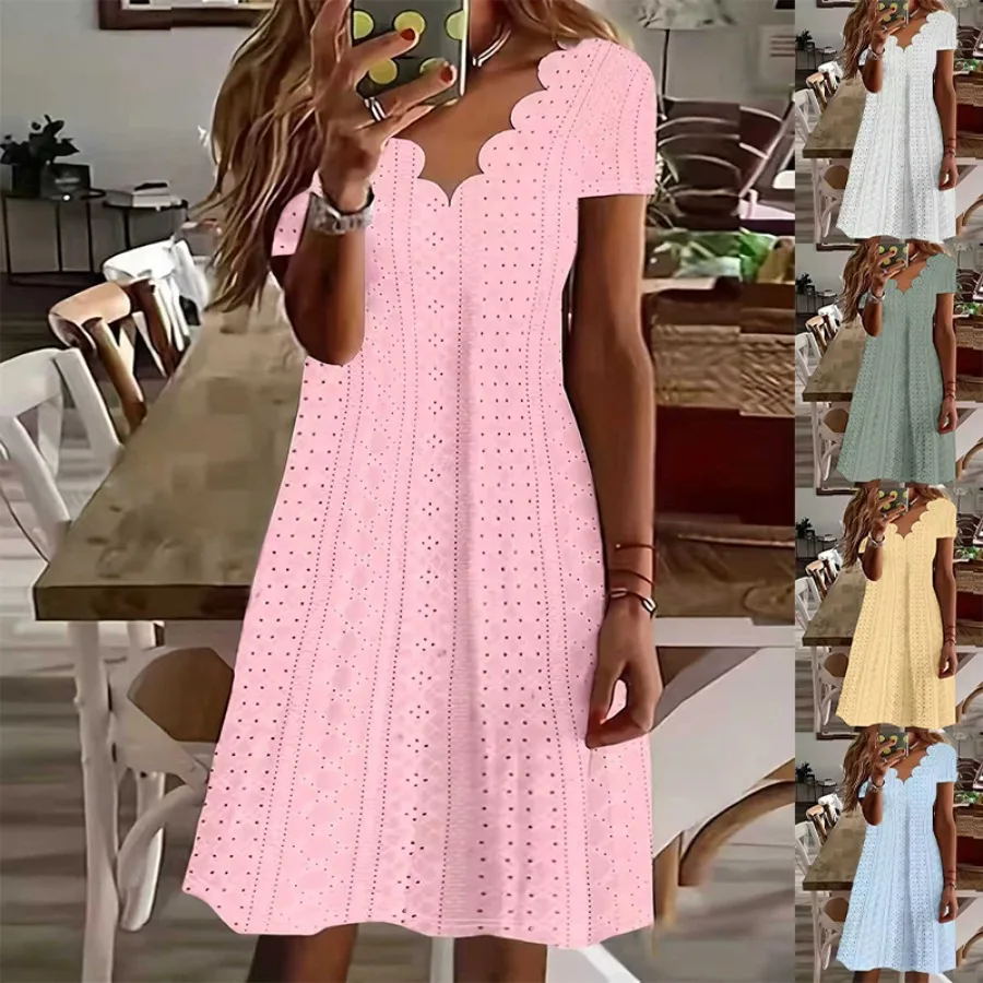 【New style】2026 spring summer new fashion casual loose and comfortable round collar jacquard hollow short
【New style】2026 spring summer new fashion casual loose and comfortable round collar jacquard hollow short