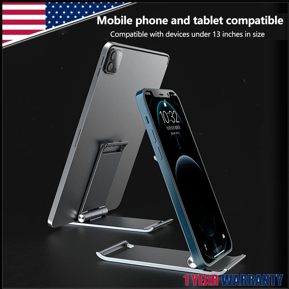 New Universal Portable Metal Phone Holder Alloy Desktop Foldable Mobile Phone Holder Viewing Angles Adjustable For Phones Tablets Under 13 Inches
New Universal Portable Metal Phone Holder Alloy Desktop Foldable Mobile Phone Holder Viewing Angles Adjustable For Phones Tablets Under 13 Inches
