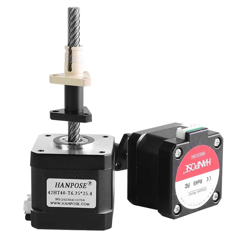 hanpose NEMA17 17HS3401-T6.35 British trapezoidal screw motor lifting micro motor 24V high torque high-speed
hanpose NEMA17 17HS3401-T6.35 British trapezoidal screw motor lifting micro motor 24V high torque high-speed