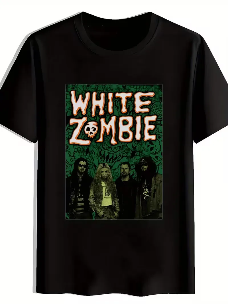 Men'S Vintage White Zombie Band Graphic T-Shirt - Retro Rock Band Design, Black
Men'S Vintage White Zombie Band Graphic T-Shirt - Retro Rock Band Design, Black